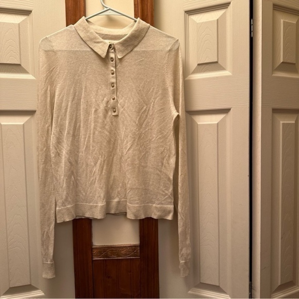 Anthropologie Maeve Sparkle Thin Sweater